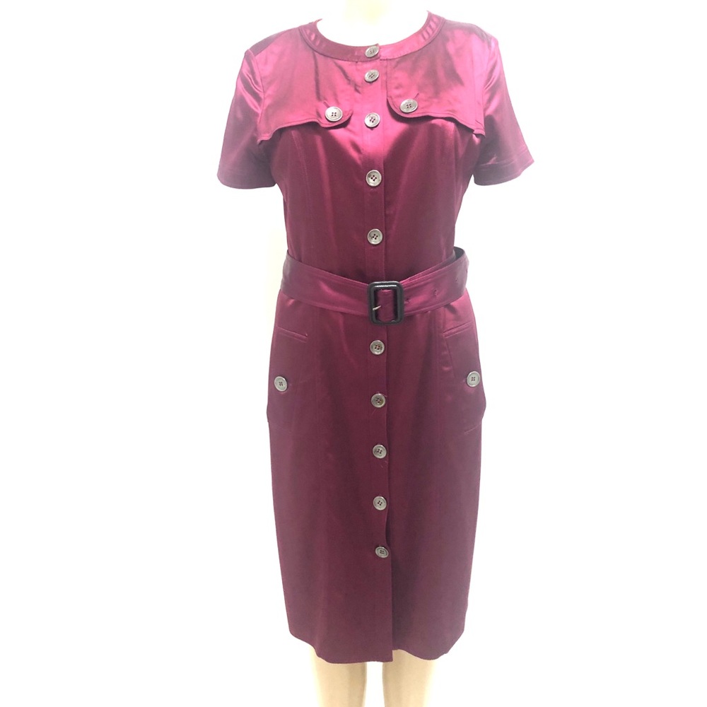 Burberry Burgundy Dress NWT  8